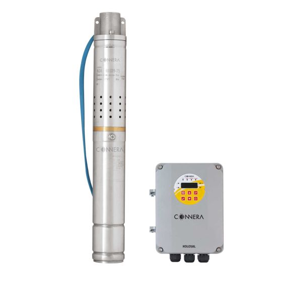 Bombas sumergibles solares 2" 210W descarga ¾