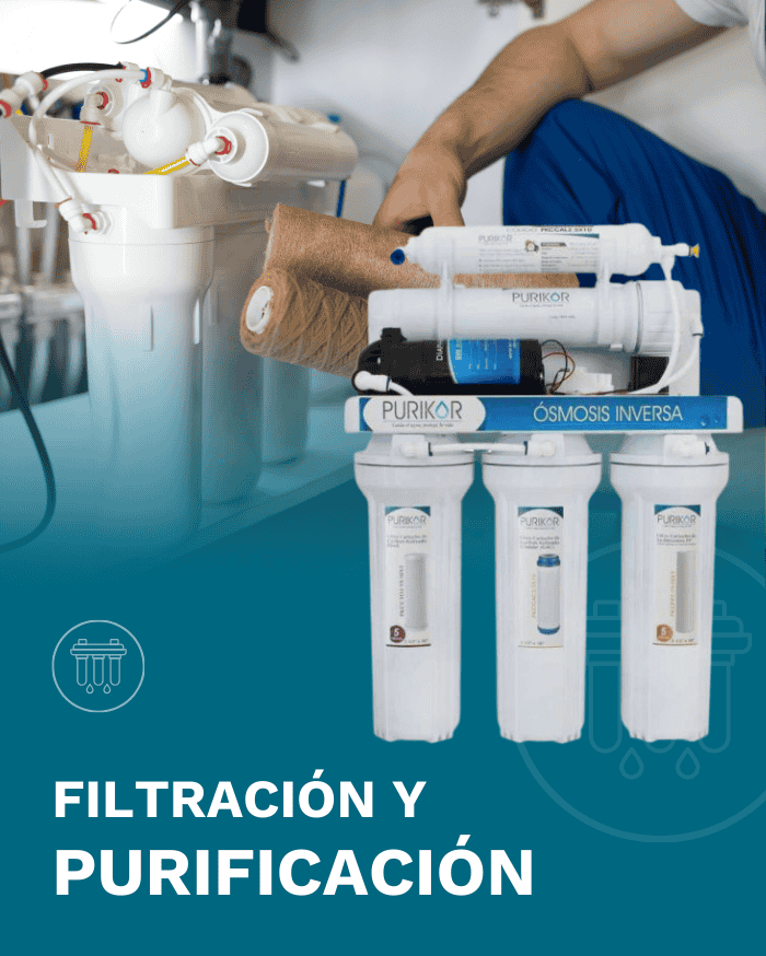 Filtración y purificación del agua