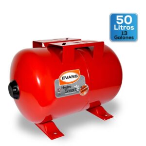 Tanque hidroneumático horizontal 50 litros conexión 1″