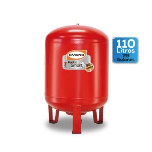 Tanque hidroneumático vertical 110 litros 150 psi conexión 1″