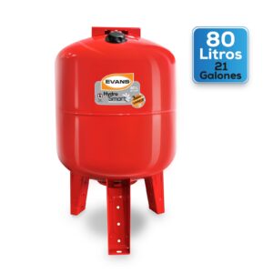 Tanque hidroneumático lineal 80 litros 87 psi conexión 1″