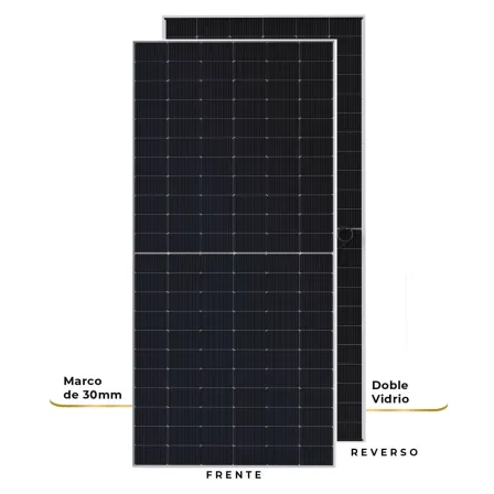 Panel solar 645W bifacial tipo N